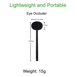 3 Pack Handheld Eye Occluder for Vision Test, Portable Premium Ophthalmic Eye Exam Tool for Ophthalmologists Orthoptists and Optometrists (3pcs Common Occluders)