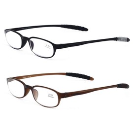 Mcoorn Anti Reflective Coating Reading Glasses(Flexible and Light) Plastic Portable Readers