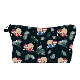 Bag Merry Travel Christmas Cosmetic Portable Gift Bag Change Styles Prints Bag for Women Makeup Wallet Storage Perfusion Pump (Multicoloured, One Size)