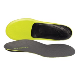 Superfeet Active Support Low Arch Insole, Shock Absorption, Shock Dispersion, Sports, Competition, Support Type, Gray, 9.1 - 9.8 inches (23 - 25 cm)