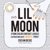 リルムーン ワンマンス (LILMOON 1MONTH) LILMOON 1MONTH クリームベージュ (度あり) -5.50 クリームベージュ