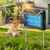 Solar Bug Zapper Outdoor with Dual Solar Panels, PhatroyYee 4500V