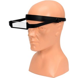 VOREL Stirnlupe inclusiv 4 Linsen, +1,6/2,0/2,5/3,0 DPI, Bequeme Stirnhalterung, Lupe Vergrößerungsglas Kopflupe Uhrmacherlupe