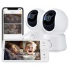 ARENTI 4MP 2.4G&5G WiFi Baby Monitor with Camera and Audio,