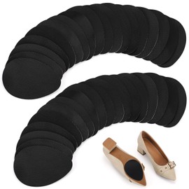36 Pcs Anti Slip Shoes Grips on Bottom of Shoes, Rubber Non Slip Shoe Pads Shoe Gummies for Heels (Black)