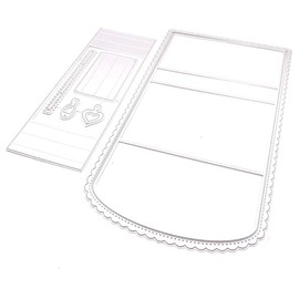 KSCRAFT Lady Wallet Coin Purse Metal Cutting Dies for DIY Scrapbooking Decorative Paper Craft