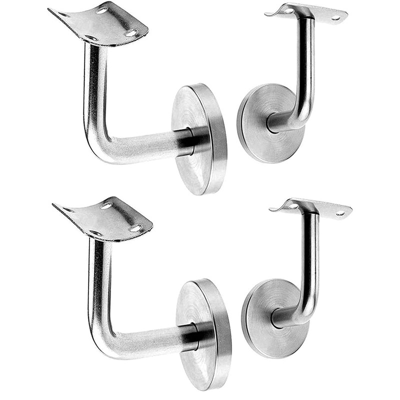 Set of 4 Handrail Brackets Stainless Steel Handrail Brackets Handrail