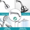 Cobbe Shower Arm with Flange and Teflon Tape, 6-Inches Wall