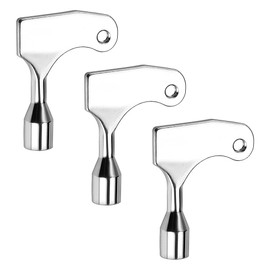 POFET 3 pcs Universal Triangle Key Switch, Triangle Screw Wrench, Elevator Key, Wrench Cabinet Key, Triangle Key Lift, for Various Cabinets, Radiators