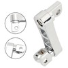 Motorcycle Foot Pegs, Adjustable Height Bracket for Footrest Clamp Extensions,