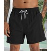 APTRO Men's Swim Trunks with Compression Liner 5 Inch Bathing