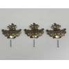Pack of 3 Oak Leaves Cover Leaf Decoration Large with