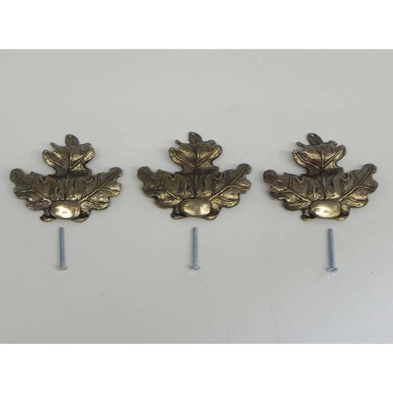 Pack of 3 Oak Leaves Cover Leaf Decoration Large with