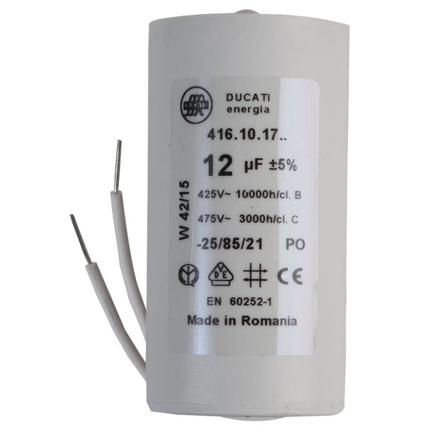 LDS 12 UF Motor Run Capacitor Without Bolts LDS 12