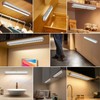 BLS Under Cabinet Lighting, 2200mah Rechargeable Closet Lights Motion Sensored,
