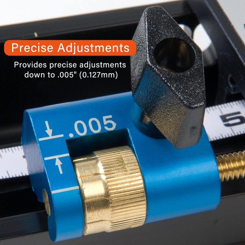 Micro-Adjuster Compatible with Band Saw and Router Table Fences