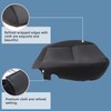 Wyrxalon Black Driver Side Bottom Replacement Cloth Seat Cover Compatible