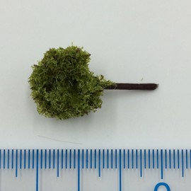 DauStage N Gauge Diorama, Railway, Architecture, Model, Tree, Landscape, 1.2 inches (3 cm) (12, Dark Green, 100 Pieces)