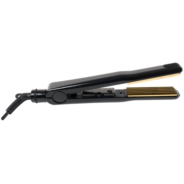 Aria Beauty Titanium Texturing Crimper - Hair Crimper Iron for 90's Inspired Volume and Shine - Crimping Tool with Adjustable Heat up to 450 F - 1 pc