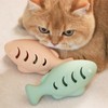 MeowAroma Cat Toys for Indoor Cats, Fish Shaped Chew Catnip