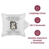 Cushion Cover - Cushion - When Penguins Find Their Partner