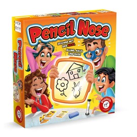 Pencil Nose, Fast Party Fun for Teams or Single Players, Drawing with the Nose