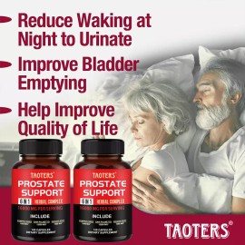 TAOTERS Prostate Support Supplement Supports Hair Growth & Prostate Health