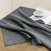 ZeeMart Grey Tablecloth, Farmhouse Linen Style Table Cloth Square Table