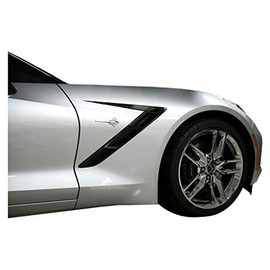 Phoenix Graphix 2014 2015 2016 2017 2018 2019 Corvette C7 Fender Vent Spears Accent Decal Stripe - Carbon Flash
