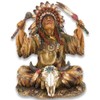 United Cutlery Native American Chief Resin Sculpture | Beautiful Home