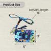 Women’s ID Case Wallet with Lanyard, RFID Blocking Card Holder