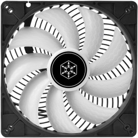 SilverStone Technology Air Pentrator 184i ARGB High Performance Air Channelling 180mm Computer Fan with ARGB Lighting Effects SST-AP184i-ARGB Black
