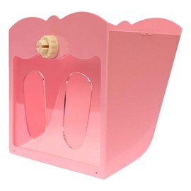 AIMALL Dual Use Rabbit Guinea Pig Hay Feeder Rack 8.27x9.84x5.12in Large Capacity 3500ml Anti-Waste Wall Mounted Grass Holder for Small Animals Cage