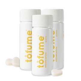 tofume - Effervescent Bathroom Air Freshener - Fresh Freesia - Toilet Deodorizer, Bathroom Odor Eliminator, Toilet Freshener, Flushable Air Freshener Toilet Tablets, 90 Count (Pack of 3)