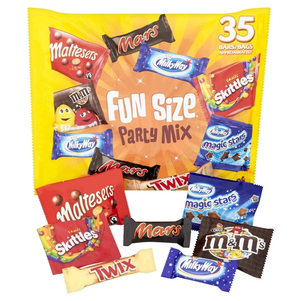 Mars Mixed Fun Size Party Mix Variety - Pack of 35, 600 grams