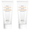 2SOL Daily Sun Shield Cream SPF40 PA++, 50g, 2 pieces 50g x 2 pieces / 2SOL 데일리 썬 쉴드 크림 SPF40 PA++, 50g, 2개 50g x 2개