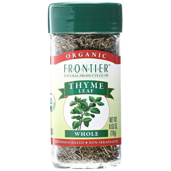 Frontier Herb Organic Whole Thyme Leaf, 0.8 oz