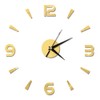Wall Watch Decor, Wall Clock Sticker 3D Big Watch Decor