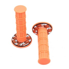 11 colours handle grips Motorcycle Motocross Hand Grips Dirt Bike Gel Handle Bar Universal dirt bike pit bike (Color : Orange)