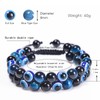 YOTHIWAD Evil Eye Beads Bracelet for Women Men Tiger Eye