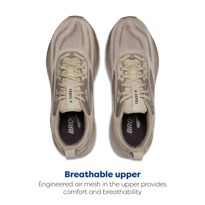 Brooks Men’s Trace 4 Neutral Running Shoe - London-Fog/Falcon/Pine -