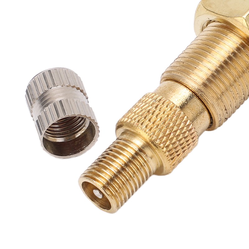 10pcs Air Liquid Tubeless Tire Valve Stem Brass 1 7/8in