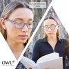 OWL 5 Pack Reading Glasses, UV Protected Spring Hinge Reading