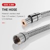 RETTI 80cm Flexible Stainless Steel Bathroom Water Shower Hose