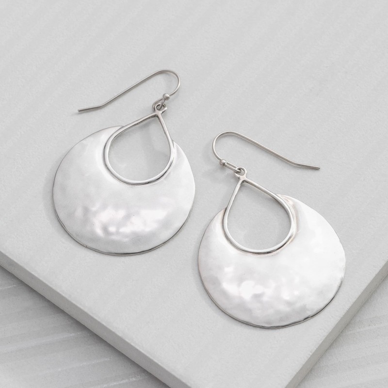 Silpada'sterling Silver Crescent Drop Earrings
