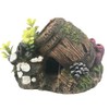 Top Fin Bubbler Underwater World Aquarium Ornament. Barrel with Coral