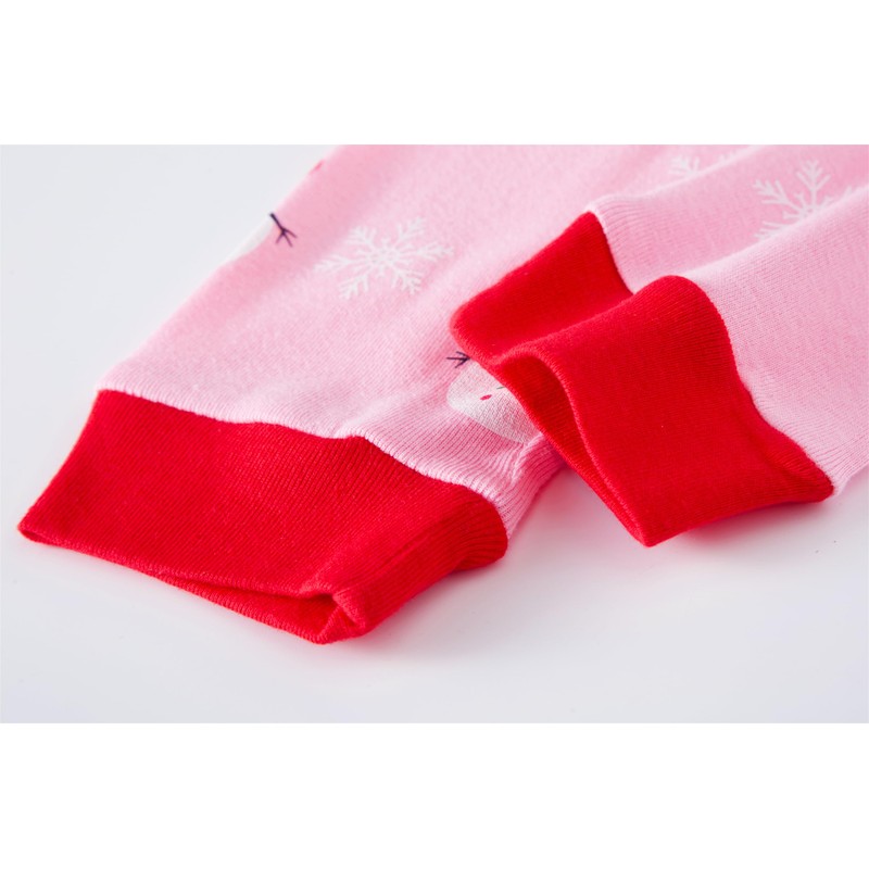 Popshion Girls Christmas Snowman Pjs Sets Long Sleeve Cotton Pj