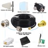 BOOBRIE RG58N to RP-SMA Male 15M Coaxial Cable Wifi Antenna