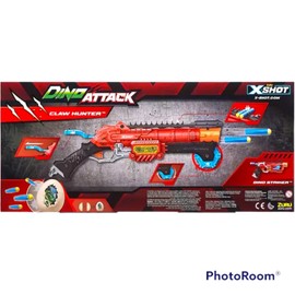XShot Zuru XShot Dino Attack Claw Hunter Soft Dart Target Game. 24 Darts, 6 Eggs