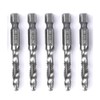 szgate 5PCS Combination Drill Tap Bit Set Screw Tapping Hex